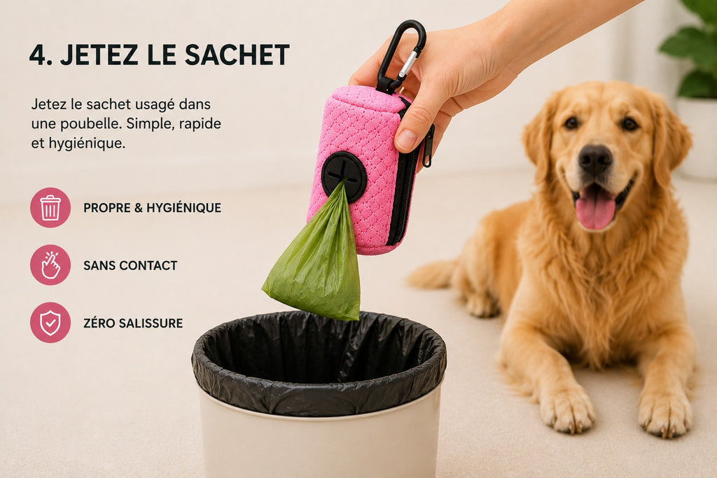 Distributeur de sacs — VADROUF Sac'Patte