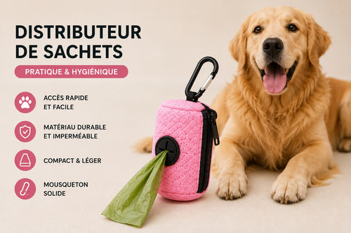 Distributeur de sacs — VADROUF Sac'Patte