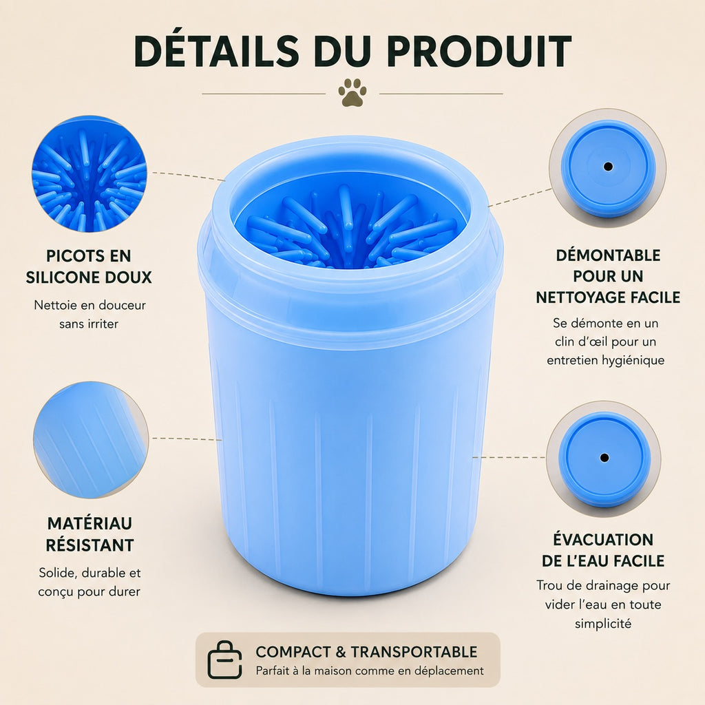 Nettoyeur de pattes — VADROUF PattePro